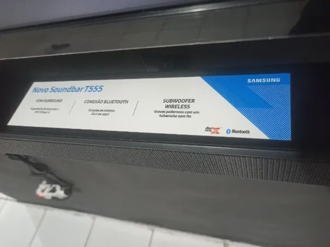 SoundBar Samsung  T555 - Sua TV com som de cinema