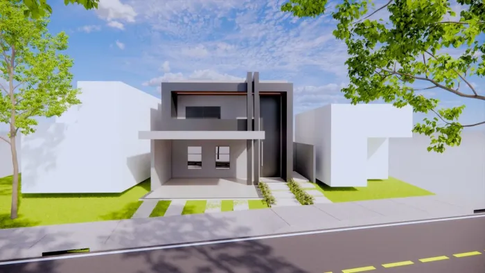 Condomínio Vila Madalena 2 - Casa em construção à venda no condomínio Vila Madalena em Ara
