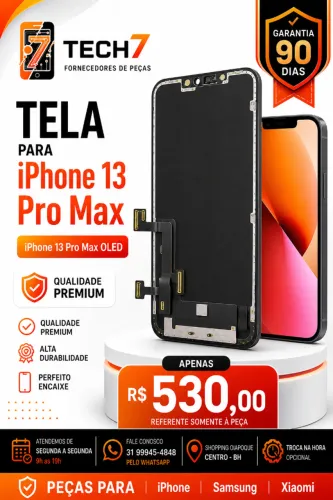 Tela iPhone 13 Pro Max OLED nova com garantia