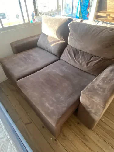 Sofá retrátil e reclinável 