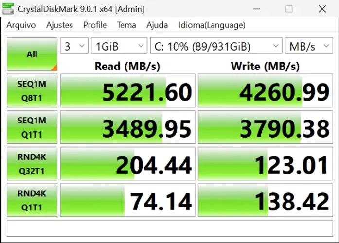 SSD WD SN770 1tb testado com garantia