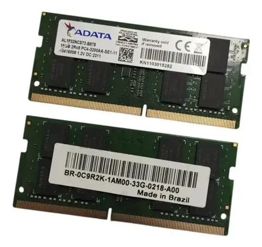 Memória Ram 16gb Ddr4 3200mhz Notebook/Ministério PC Adata