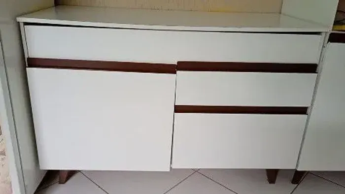 Balcão de cozinha 1.20 com gaveta