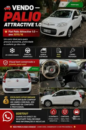 Fiat Palio Attractive 1.0 EVO Fire Flex 8V 5P 2016