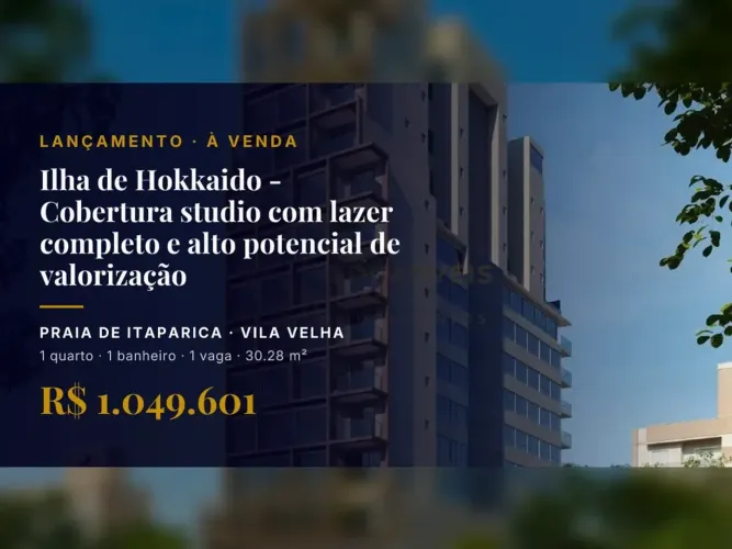 Studio Cobertura em Praia de Itaparica: Ideal para Investidores Exigentes