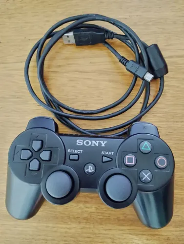 Controle Sony PS3 original só funciona com fio
