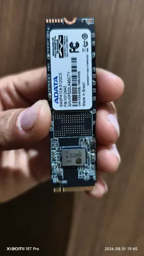 Vende novo SSD ADATA de 512 GB SM2P41C8-512GCS. NVMe M 2300 MB/s