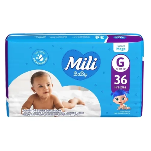 Vendo fralda Mili