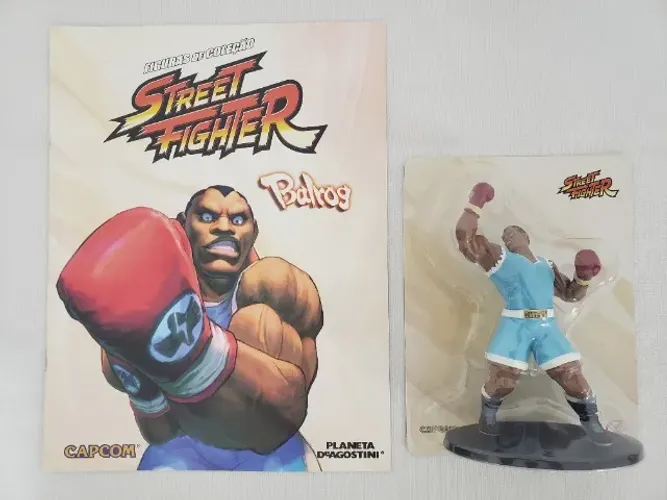 Personagem BALROG coleção Street Fighter Deagostini - Lacrado + Fascículo