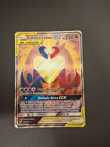 Carta pokémon Latias e Latios GX aliados