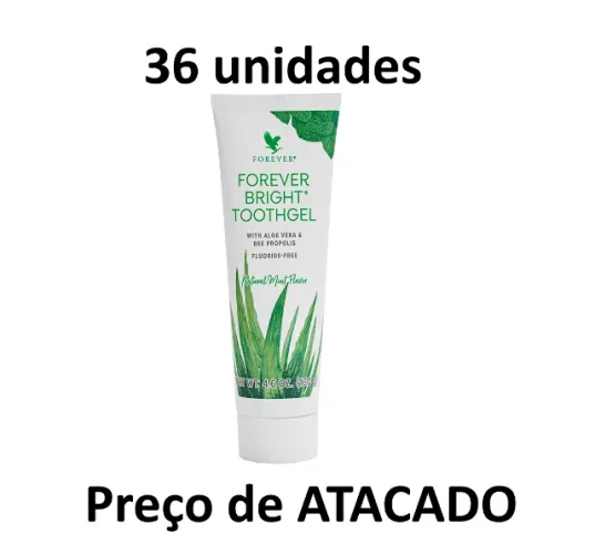 Creme dental Forever Living - Caixa com 36 unidades - Preço de ATACADO