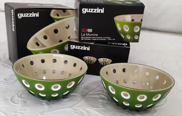 NOVO - Jogo de Bolws Tigela Le Murrine Guzzini 12cm - 2 UN