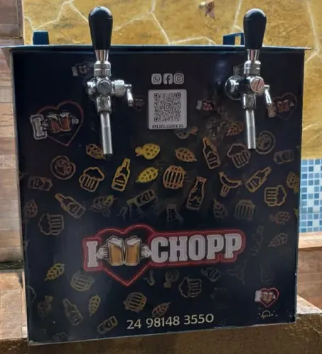 VENDO CHOPEIRA aço inox A GELO COM 2 TORNEIRAS ITALIANAS E SERPENTINA DE INOX