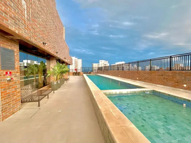 Apartamento à venda em Praia Grande no bairro Aviação com 2 dormitórios
