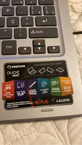 Notebook positivo duo c464c