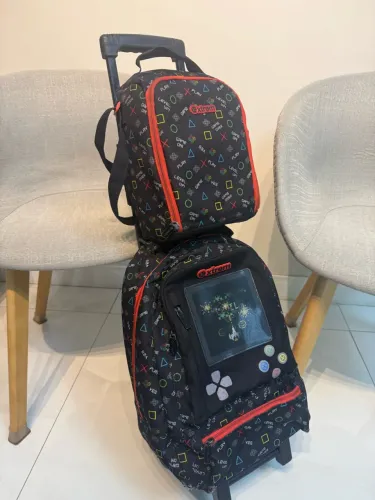 Kit Mochila Escolar Xtrem 2 Peças Game