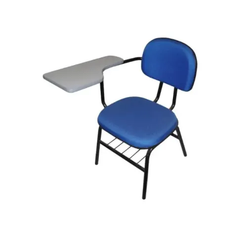 Cadeiras Universitárias com Prancheta - Almofadadas Azul