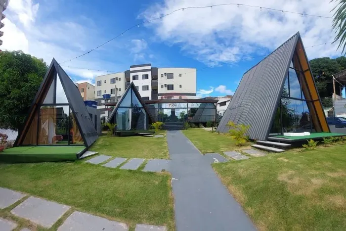 Chalés Modernos em Aço Galvanizado  Linha Master | 18m², 25m² e 60m² | Construção no Seu T