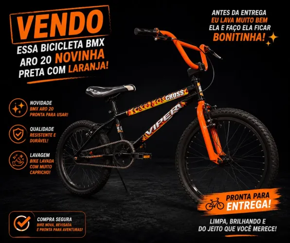 Vende se bicicleta BMX aro 20 apenas 500$