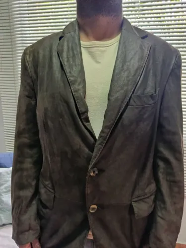 Blazer Couro legítimo christ-leather 