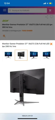 Monitor Gamer ACER Predator 27?