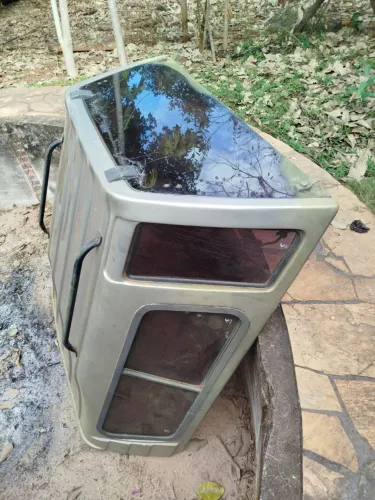 Capota de fibra para Saveiro quadrada 