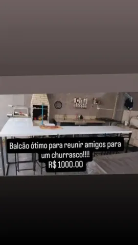 Vendo balcão feito em ACM