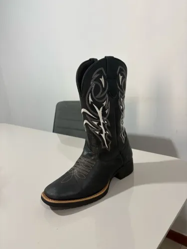 Bota texana bico quadrado - Número 38