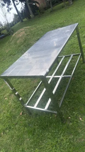 MESA INOX PROFISSIONAL MAK FRIGO 1,50 X 70CM