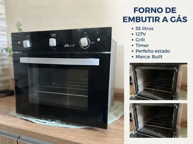 Forno de embutir a gás