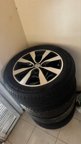 Rodas 16 4x100 + pneus 205 55 16 novos
