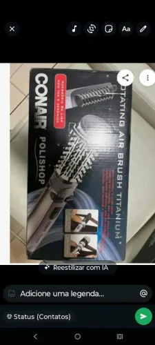 Escova rotativa,semi nova da Polishop por $250 