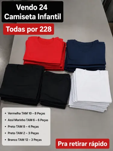 Vende sé camiseta infantil