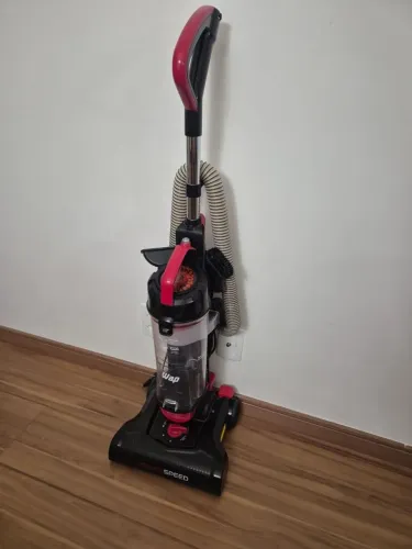 Aspirador De Pó Power Speed Wap Portátil 60 Hz Casa Limpeza Cor Preto E Vermelho
