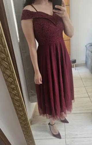 Vestido de festa - Cor Vinho