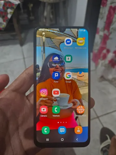 Galaxy A50 128 Gb com carregador e capinha