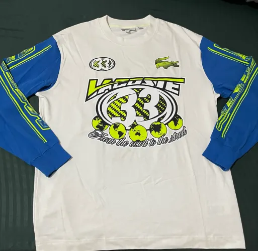 Camiseta manga longa lacoste 33