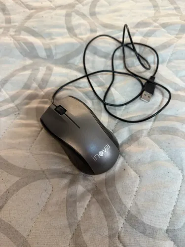 Mouse com Fio Inova USB - Office/Trabalho