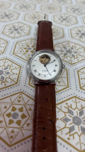 Relógio Natan Swiss Made Automático Open Heart