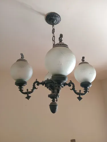 Lustre de Luz Elegante Antigo