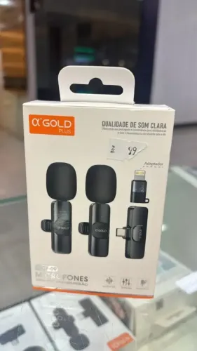 MICROFONE LAPELA GOLD TIPO-C