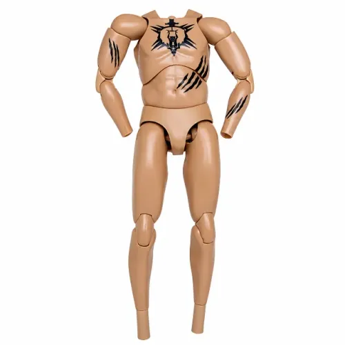 Corpo body para Action Figure DamToys 1/6 Masculino com Tatuagens - Customização
