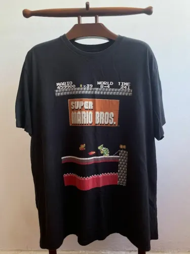 Camiseta Super Mario Bros oficial Nintendo tamanho XGG