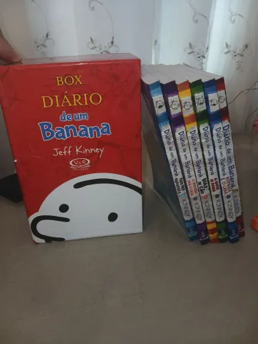 Box Coleção Diário De Um Banana - 6 Livros - Ótimo Estado!