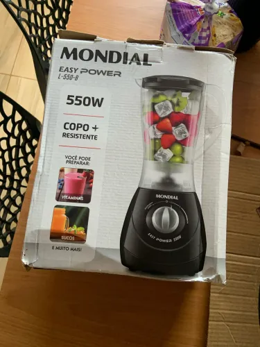 Liquidificador Mondial 550W NOVO ?