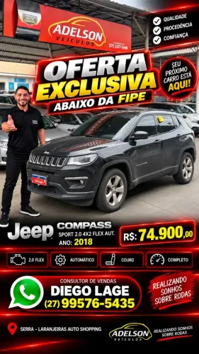Jeep Compass Sport 2.0 4X2 Flex 16V Aut. 2018
