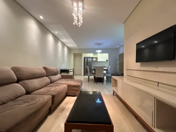 Apartamento mobiliado para alugar com 87 m2, 3 dorms (1 suíte), 2 banheiros e 1 vaga