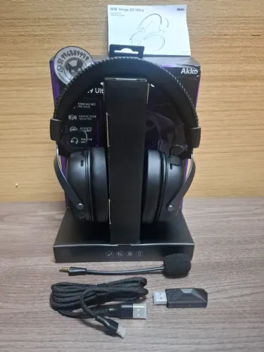 Headset Sem Fio Akko S9 Verge Ultra, Tri-mode [NOVO]