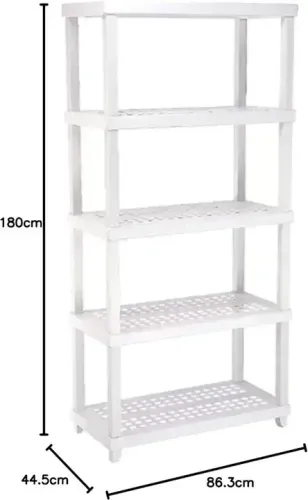 Prateleiras Modular 5 andares Suporta até 250 kg (total) 50kg por andar