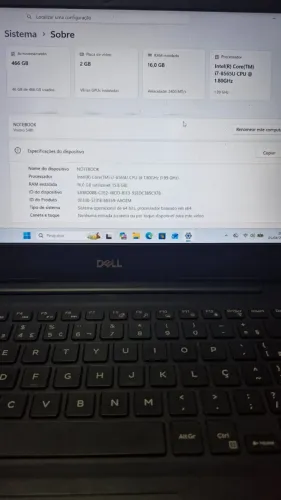 Notebook Dell Vostro 5481